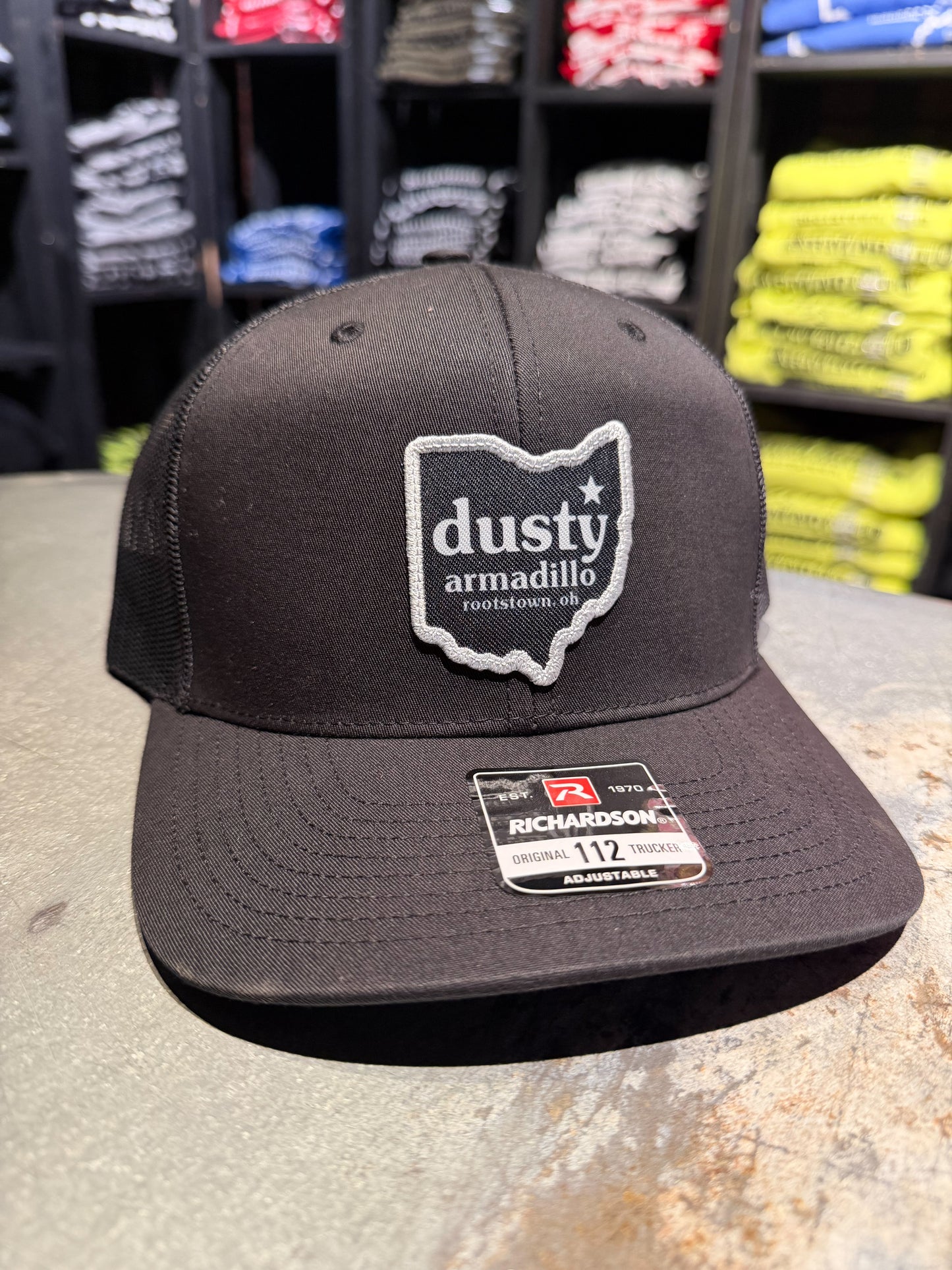 Dusty Armadillo OHIO Trucker Cap