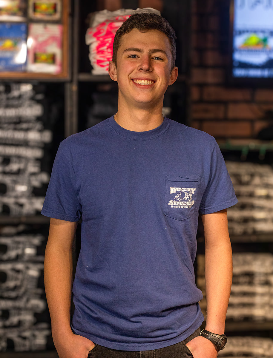 Dusty Armadillo Flag Pocket T-Shirt