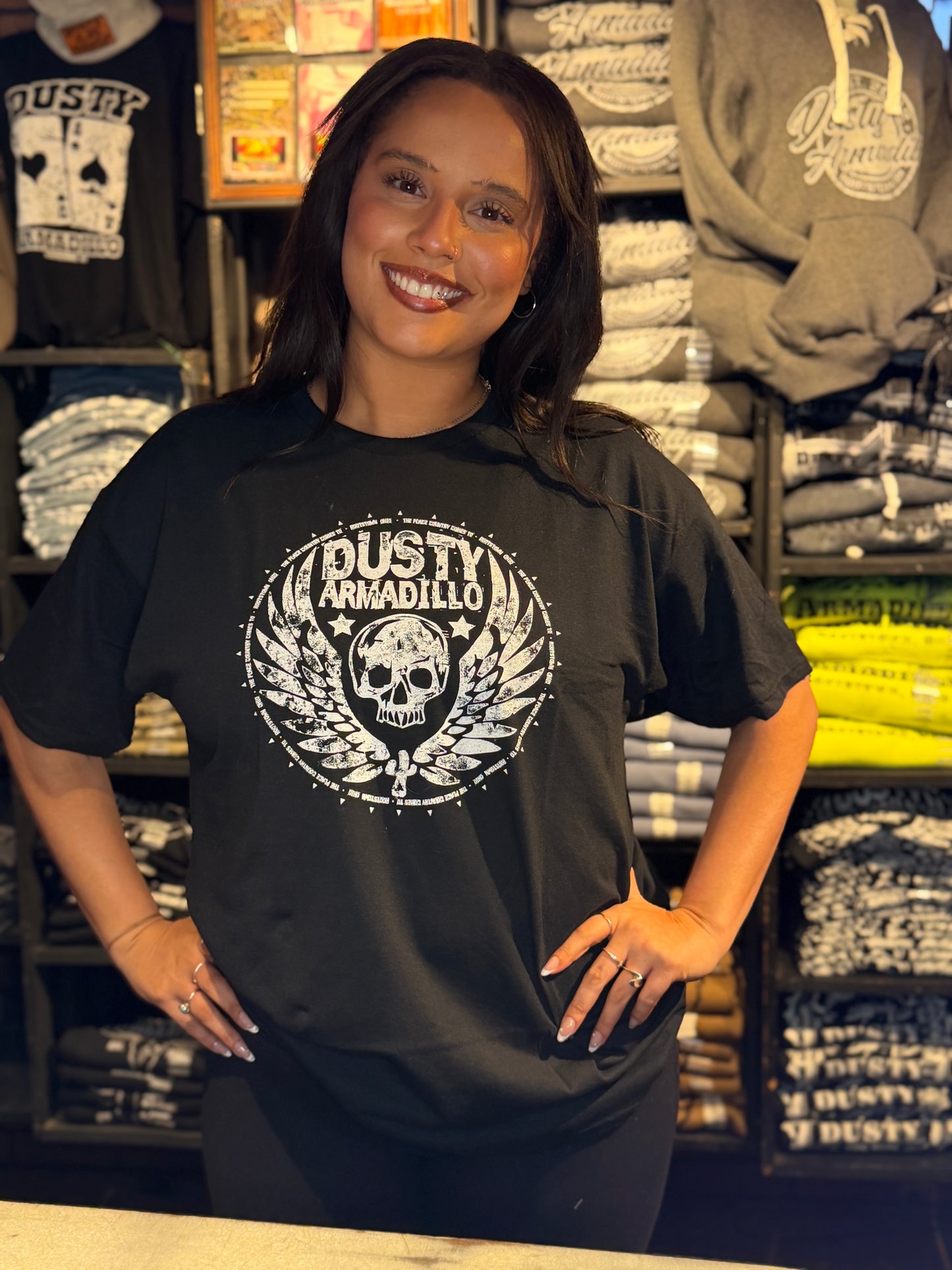 Dusty Armadillo Skull T-Shirt