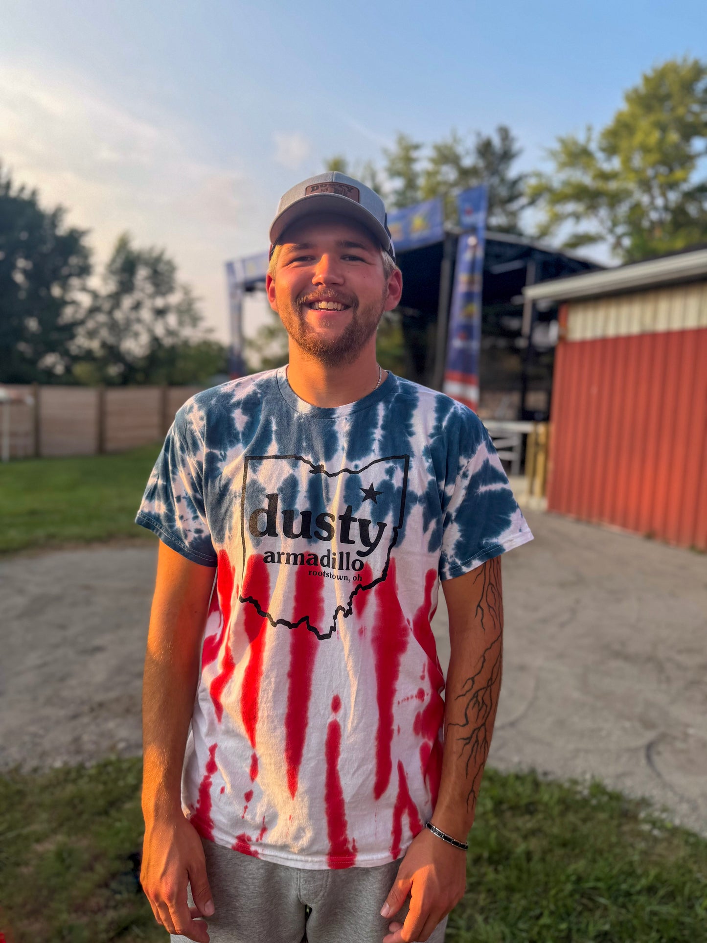 Flag Short Sleeve Ohio T-Shirt