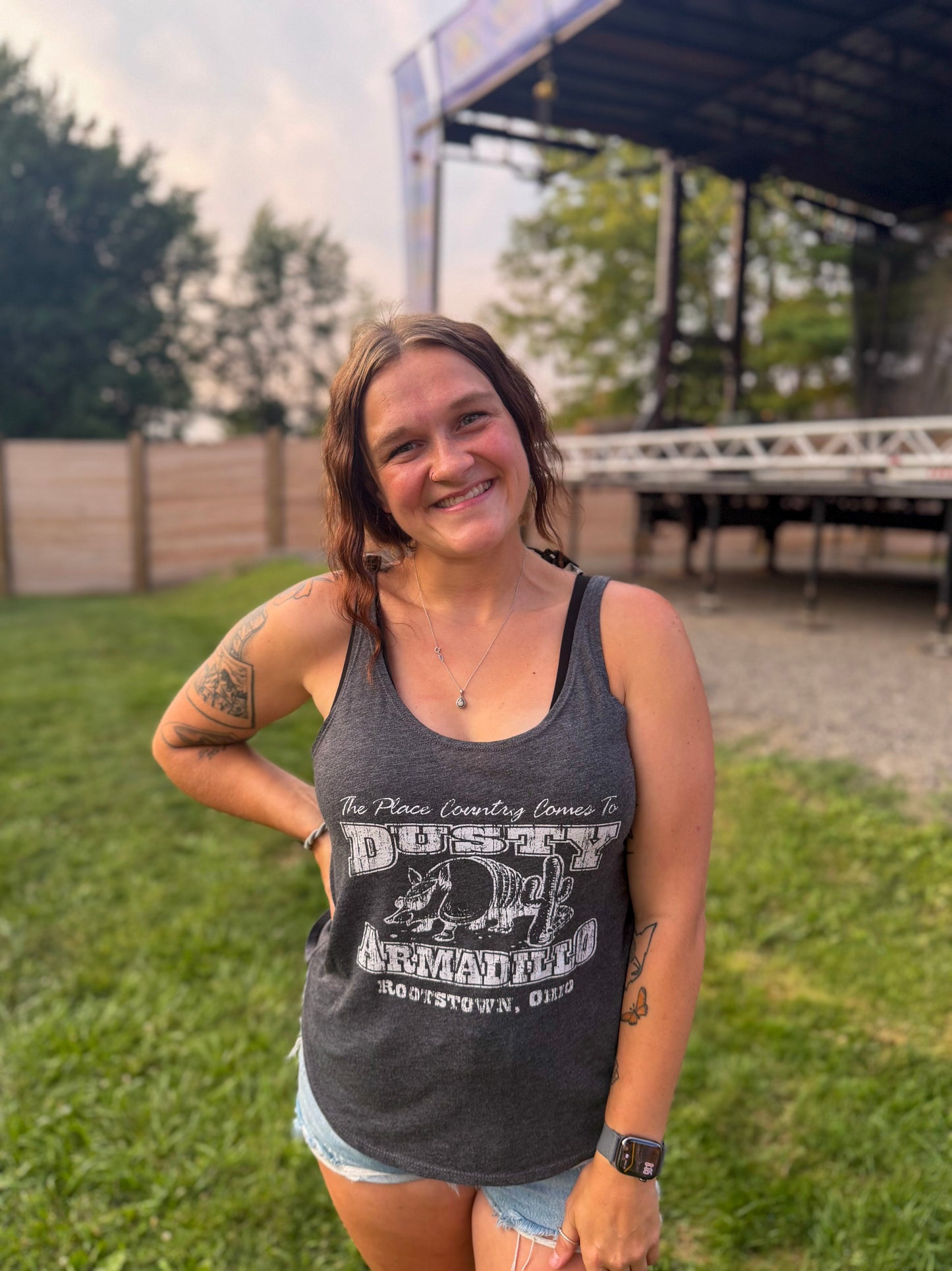 Gray Full Logo Tank
