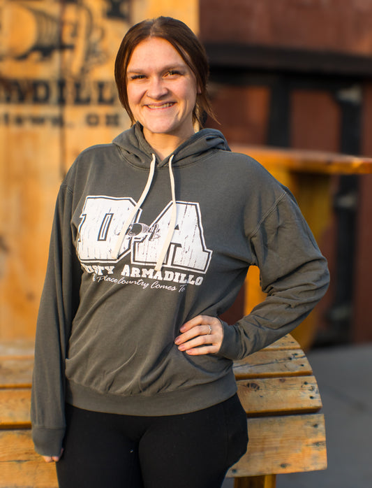 Dusty Armadillo Hooded Sweatshirt Big D