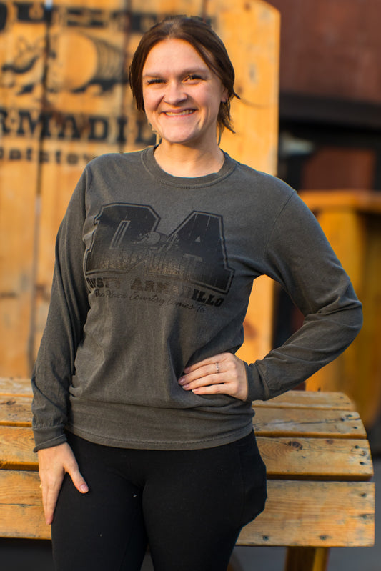 Dusty Armadillo Big D Long Sleeve T-Shirt