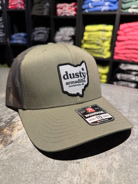 Dusty Armadillo Ohio Trucker Cap