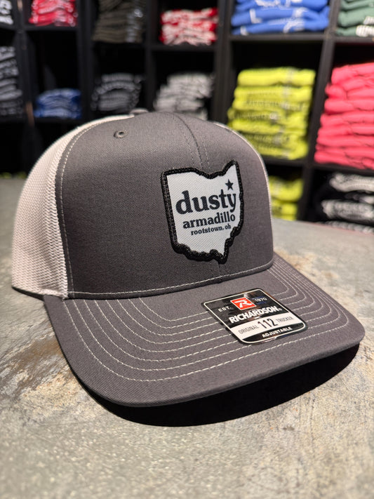 Dusty Armadillo Ohio Trucker Cap