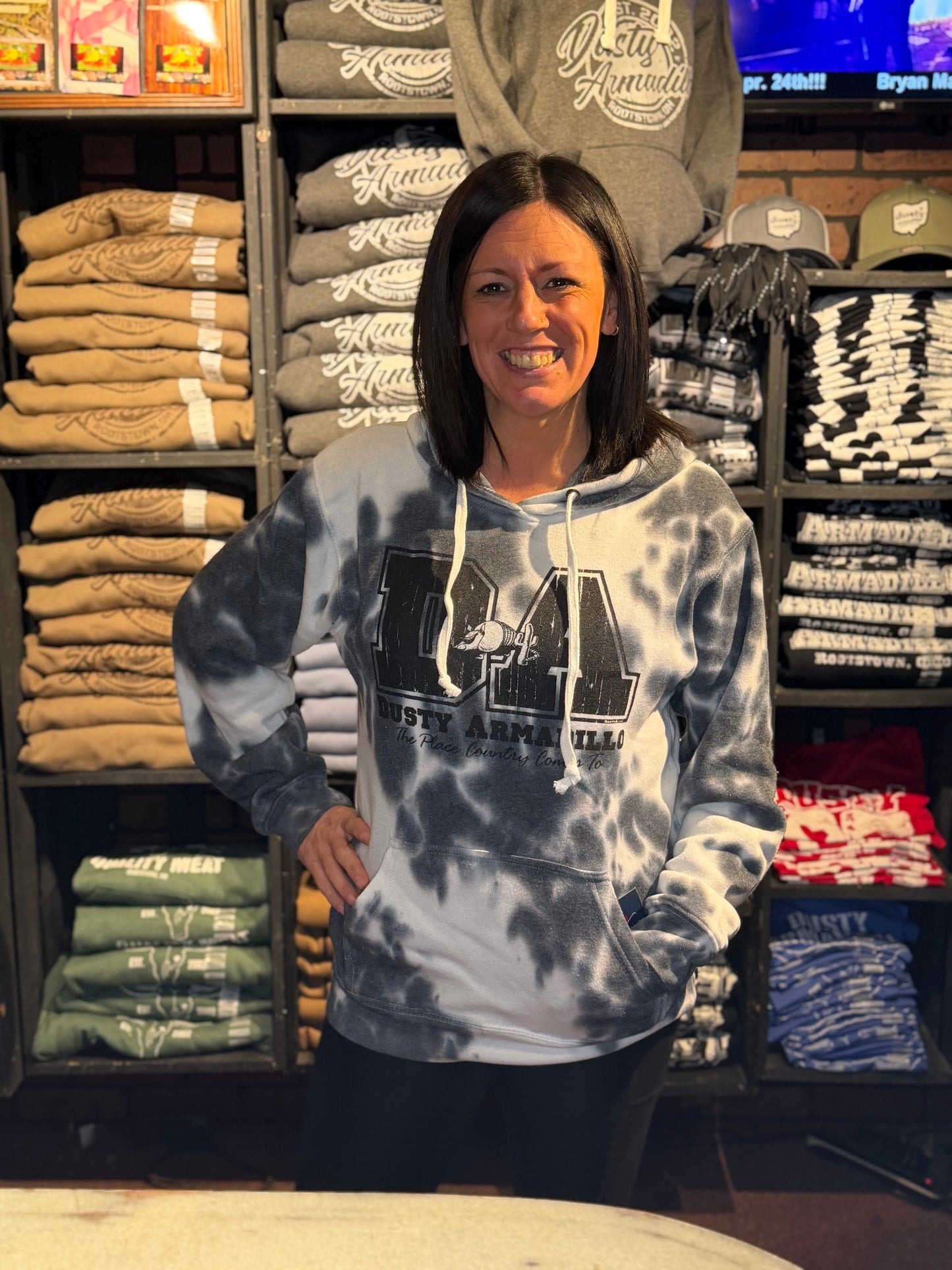Tie-Dye Hooded Sweatshirt