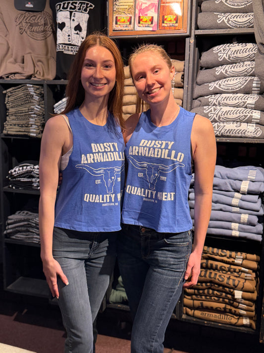 Dusty Armadillo Crop Tank