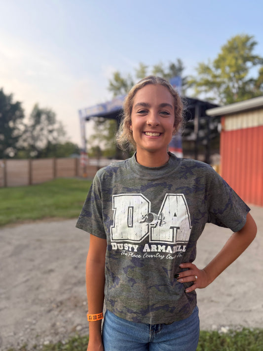 Women's Camo Boxy Crop