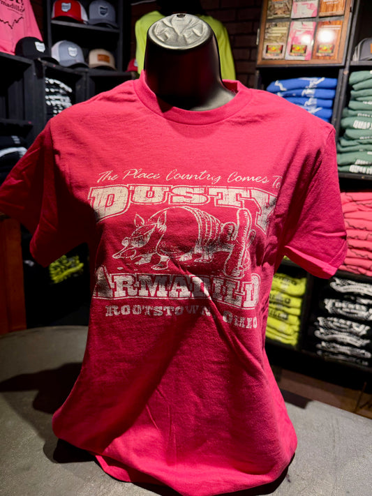 Dusty Armadillo Pink T Shirt